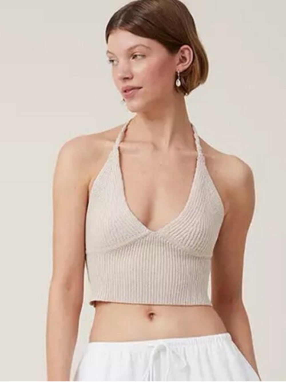 Cotton On Sun Set Crochet Halter Top